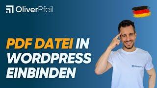 PDF Datei in WordPress einbinden 