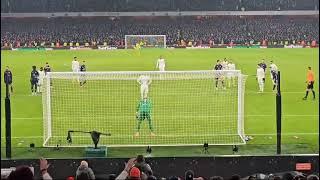 Odegaard penalty saved Arsenal v Man United