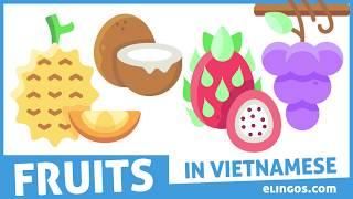 Fruits Vocabulary in Vietnamese | Vocabulary Series by HowToVietnamese