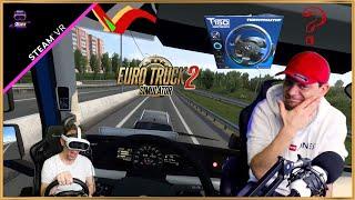 Das erste Mal mit Lenkrad! Okny im Euro Truck Simulator 2 VR mit der Pico 4 - Deutsch #ets2vr