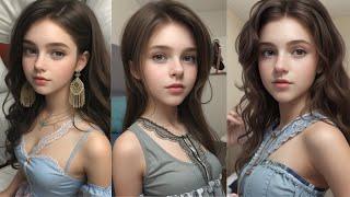 Glamorous European Teenage Beauties | Ai Lookbook TV