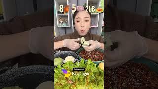 Eating Challenge ( 8 drumsticks, 5 mochi, 2 lb ghost pepper noodles) #asmr #food #shorts