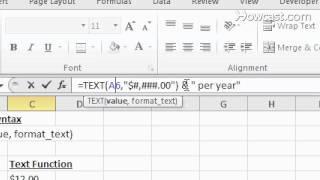 What Is the Text Function? | Microsoft Excel