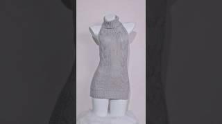 FW04299 www.fleurwhisper.com  #knitdresses #sweater #sweaterdress #sexy  #greydress #minidress