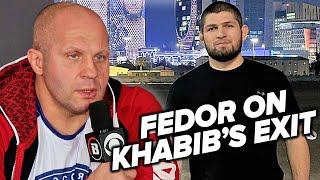 FEDOR’S HONEST REACTION TO KHABIB NURMAGOMEDOV LEAVING MMA! WILL HE FOLLOW SUIT OR CONTINUE IN MMA?