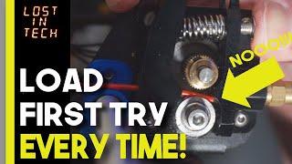 Why you probably hate the Ender's extruder, and how you can learn to load it in 4 seconds.