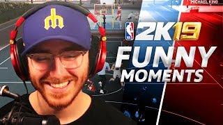 I'M TOO BIG!! - NBA 2K19 Park Funny Moments