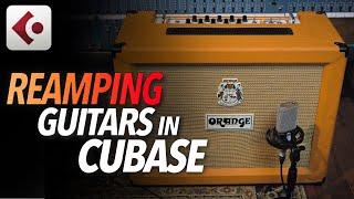 How to REAMP your GUITAR in CUBASE - Setup and Workflow