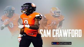 Sam Crawford is an ELECTRIC WR! (2015 Junior Football Highlights)