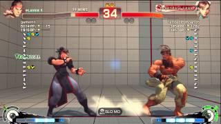 Daigo Umehara (Ryu) vs TendedPompano6 (Chun Li) - AE 2012 Match *720p*