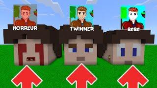 NE CHOISISSEZ PAS LE MAUVAIS TWINNER SUR MINECRAFT !!! ( Twinner , bébé Twinner , Twinner 3h )