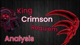 [YBA] King Crimson Requiem Analysis