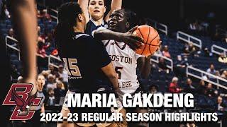 Maria Gakdeng 2022-23 Regular Season Highlights | Boston College Forward