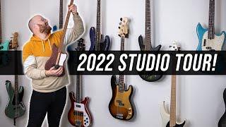 Exploring ALL Of My Gear - Home Studio Tour & Bass Collection Tour!