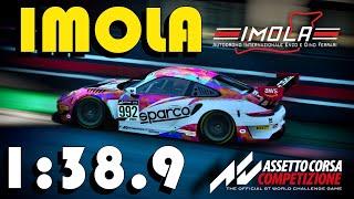 IMOLA HOTLAP | 1:38.9 | 911 GT3-R | Assetto Corsa Competizione | PC