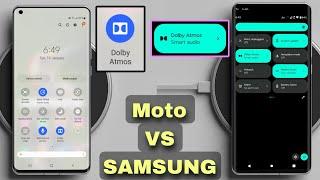 SAMSUNG VS Motorola  Dolby Atmos Sound test & Camparison ! Dolby Sound hidden settings