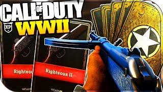 HEROIC TYPE-100 BEST CLASS SETUP in COD WW2! BEST SMG CLASS WORLD WAR 2! (WW2 Type-100 Righteous II)