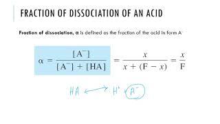 Monoprotic Acid Base Equilibrium-Acid vs Water, Buffers