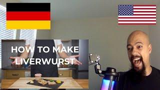 American Reacts To How To Make Liverwurst - Step-By-Step Guide & Recipe | German Video