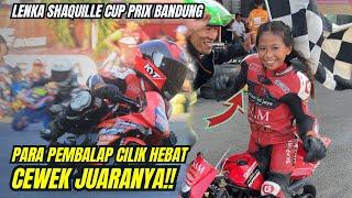 Pembalap Wanita Cilik Ini Juara‼️ Road Race MiniGP LENKA Shaquille Cup Prix Bandung 2024