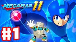 Mega Man 11 - Gameplay Walkthrough Part 1 - Intro and Block Man Stage! (PC)