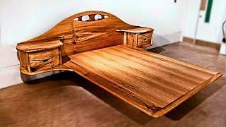 80 Wooden beds! Amazing ideas furniture design!