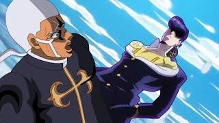 Josuke Assists Jotaro