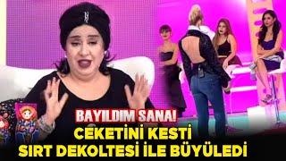 Nazlı Hamarat Ceketini Kesti Sırt Dekoltesi ile Büyüledi ! Olaysın! İşte Benim Stilim