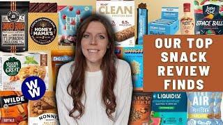 Our Favorite Snack Review Finds | Ranking Favorite Flavors of Healthy Snacks | WeightWatchers Points