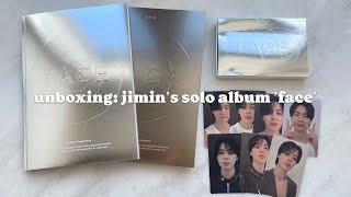 •°🪞°•*unboxing: jimin’s solo album ‘face’ set ver. | bts unboxing