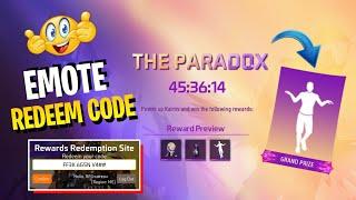 Paradox Emote Redeem Code | How To Complete Paradox Event | Ff New Event | Ff New Event Today