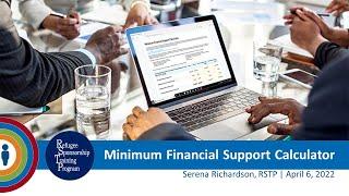 Minimum Financial Support Calculator Demonstration