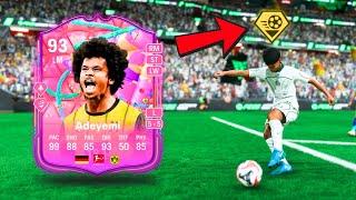 BROKEN LOW DRIVEN SHOTS WITH 93 ADEYEMI  FC 25 ULTIMATE TEAM SBC PLAYER REVIEW