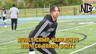 Cincinnati Rivals Camp: Clips of 2024 CB Aaron Scott