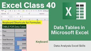 Using Data Tables in Excel: Analyze and Visualize Data Variations