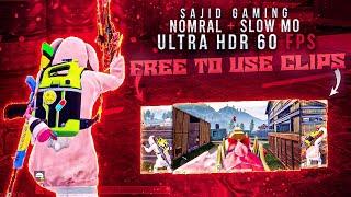 Free to use PUBG BGMI clips | Ultra HD 4k Graphics 60 FPS With Slow Motion | Sajid Gaming