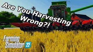 The Best Way to Harvest in FS22 | #farmingsimulator22