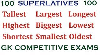 100 Tallest, Smallest, Longest, Oldest, Highest,  Largest in India GK Quiz Superlatives in India