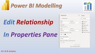 Power BI Modelling (Preview Features):  Edit Relationship in properties pane