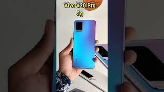 Vivo V20 Pro 5G First Look & Camera Settings #Shorts