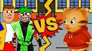 M.U.G.E.N Battles | Dee Bee Kaw/Jesse vs Daniel Tiger