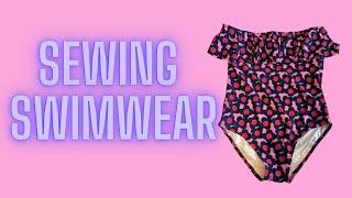 Sewing swimwear- join me as I sew a swim suit and share tips