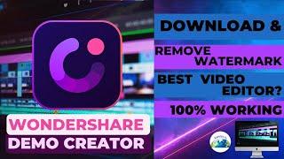 How to download Wondershare Demo Creator & removing the watermark For Free | 100% working | Sinhala