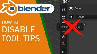 Blender how to disable tool tips