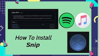 How to install and use SNIP for your STREAMS! || #snip