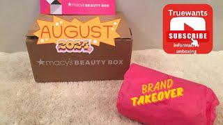 Macys August 2024 Beauty Box Paid $15 Value $40 + Bonus Item & Coupon Unboxing & Swatches