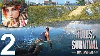 RULES OF SURVIVAL Gameplay Part 2 - Solo Matchmaking (iOS Android)