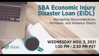 SBA EIDL Update: Navigating Reconsideration, Increases, and Advance Grants