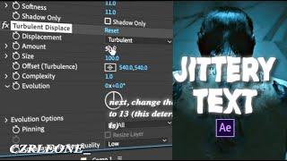 Jittery Text tutorial | After Effects