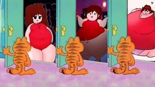 PAEGarfield Answers The Door To Fat Girlfriends | FNF Animation (COMPLETE EDITION)